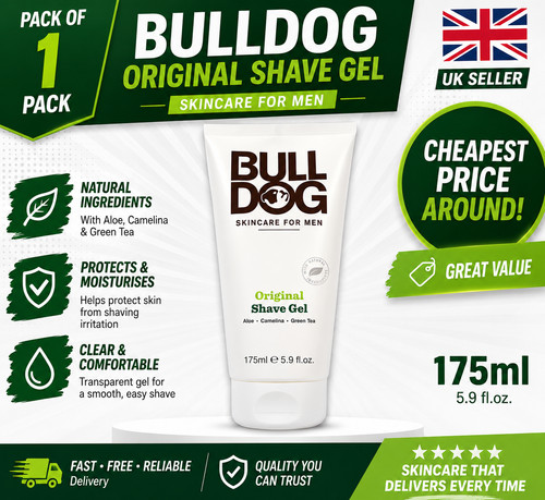 Bulldog shaving gel - gel, original