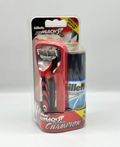 Gillette mach3 turbo razor set - turbo,