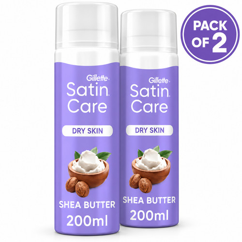 Gillette satin care - x,
