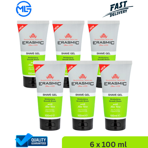 Erasmic shaving gel aloe vera - erasmic,
