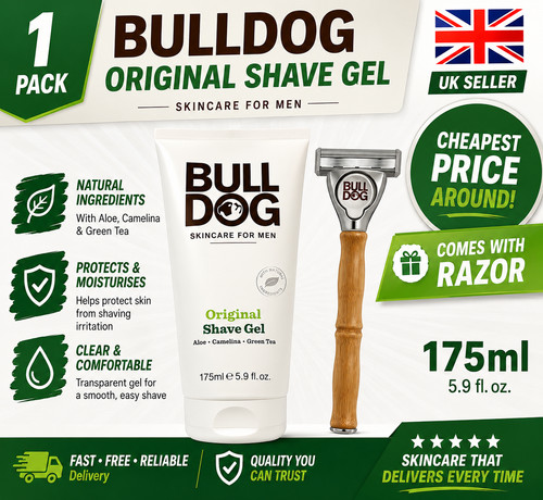 Bulldog shaving gel original - bulldog,