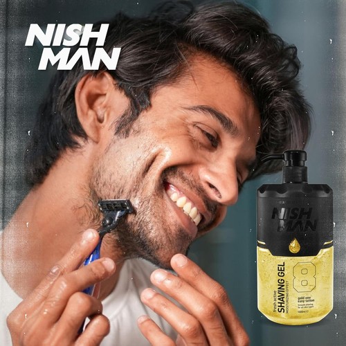Nishman shaving gel 1000ml - gel,
