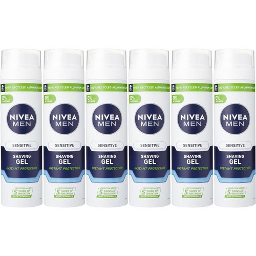 Nivea shave gel sensitive men - shave,